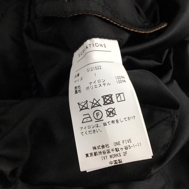 サブレーションズ SUBLATIONS スカート ロングスカート s121522 カーゴロングスカート 2 無地 黒 / ブラック / black レディース USED 古着 中古 10158772