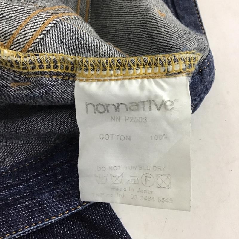 ノンネイティブ nonnative パンツ デニム、ジーンズ デニムパンツ スリムパンツ カジュアルパンツ 無地 インディゴ / インディゴ / Indigo メンズ USED 古着 中古 10158779