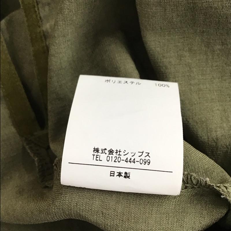 シップス SHIPS カットソー 半袖 半袖カットソー 無地Tシャツ クルーネックカットソー M 無地 カーキ / カーキ / khaki メンズ USED 古着 中古 10158803