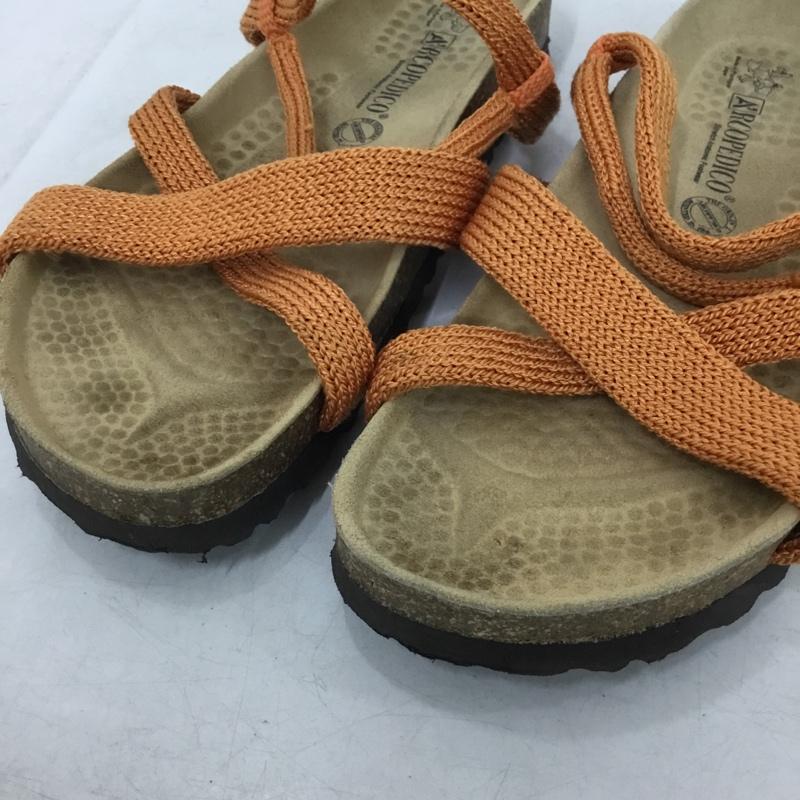 アルコペディコ ARCOPEDICO サンダル サンダル SANTANA 無地 橙 / オレンジ / orange レディース USED 古着 中古 10158843