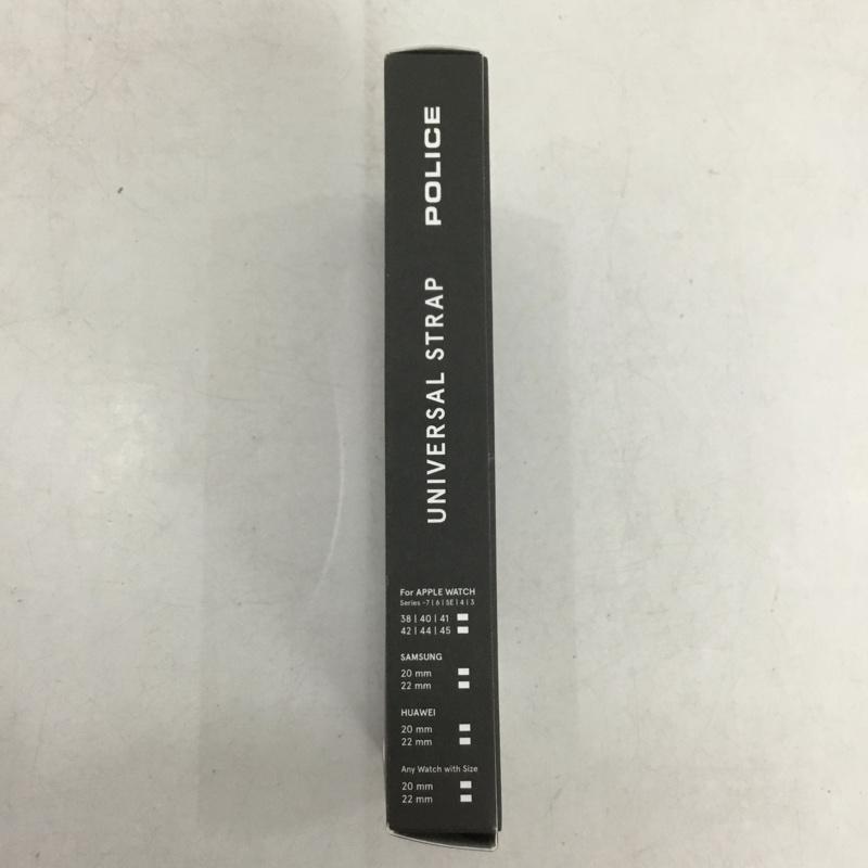 ポリス POLICE ファッション小物 ファッション小物 OUM0000602 Apple Watch用 メッシュ交換バンド ワンポイント 銀 / シルバー / silver color メンズ USED 古着 中古 10158877