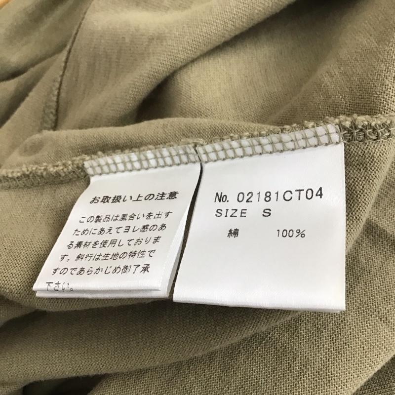 ヒステリックグラマー HYSTERIC GLAMOUR Tシャツ 半袖 半袖カットソー プリントTシャツ クルーネックカットソー S ロゴ、文字 カーキ / カーキ / khaki メンズ USED 古着 中古 10158973