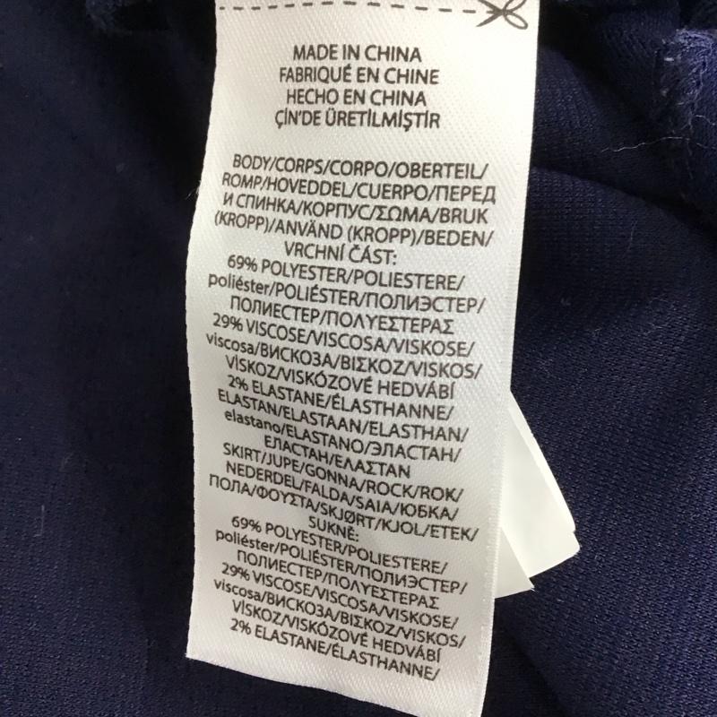 ポロラルフローレン POLO RALPH LAUREN ワンピース ミニスカート 5 ボーダー柄 X 無地 白 / ホワイト / white X 紺 / ネイビー / navy ガールズ USED 古着 中古 10159054