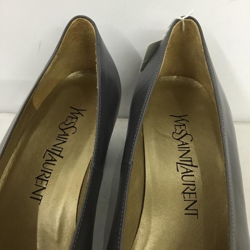 イヴサンローラン Yves Saint Laurent パンプス パンプス ヒール 35.5 無地 灰 / グレー / gray レディース USED 古着 中古 10159059