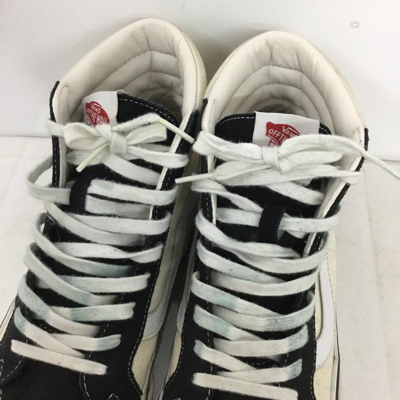 バンズ VANS スニーカー スニーカー 721454 SK8-HI 28cm 28.0cm ロゴ、文字 黒 / ブラック / black X アイボリー / アイボリー / メンズ USED 古着 中古 10159079