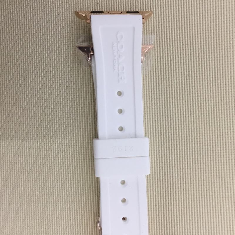 コーチ COACH ファッション小物 ファッション小物 14700041 Apple Watch専用 交換用シリコンラバーベルト 総柄 白 / ホワイト / white レディース USED 古着 中古 10159100