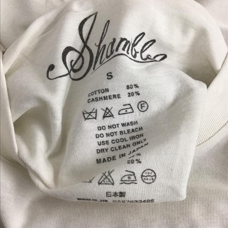 シャンブルズ Shambles Tシャツ 半袖 半袖カットソー プリントTシャツ クルーネックカットソー S プリント 白 / ホワイト / white メンズ USED 古着 中古 10159113
