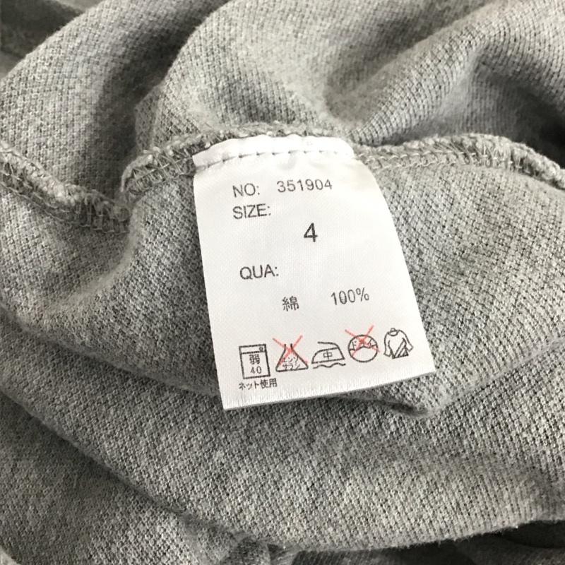 ゴースローキャラバン go slow caravan カットソー 長袖 長袖カットソー プリントカットソー クルーネック 4 プリント 灰 / グレー / gray メンズ USED 古着 中古 10159122
