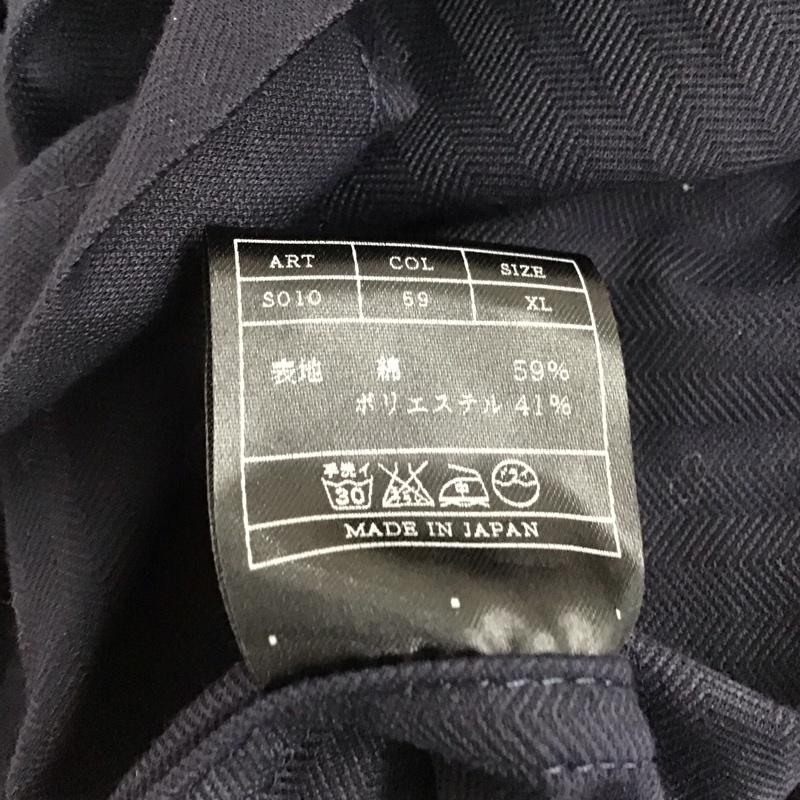 エーケーエム AKM シャツ、ブラウス 半袖 半袖シャツ 無地シャツ ポケットシャツ XL 無地 紺 / ネイビー / navy メンズ USED 古着 中古 10159148