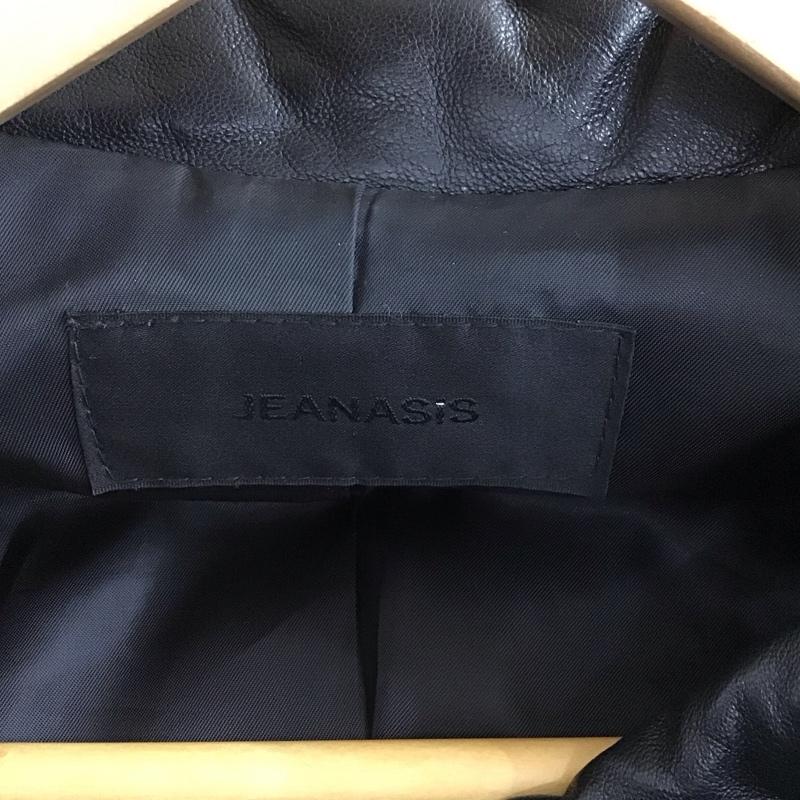 ジーナシス JEANASIS ジャケット、上着 ライダース JS270753N9 ダブルライダースジャケット FREE 無地 黒 / ブラック / black レディース USED 古着 中古 10159172