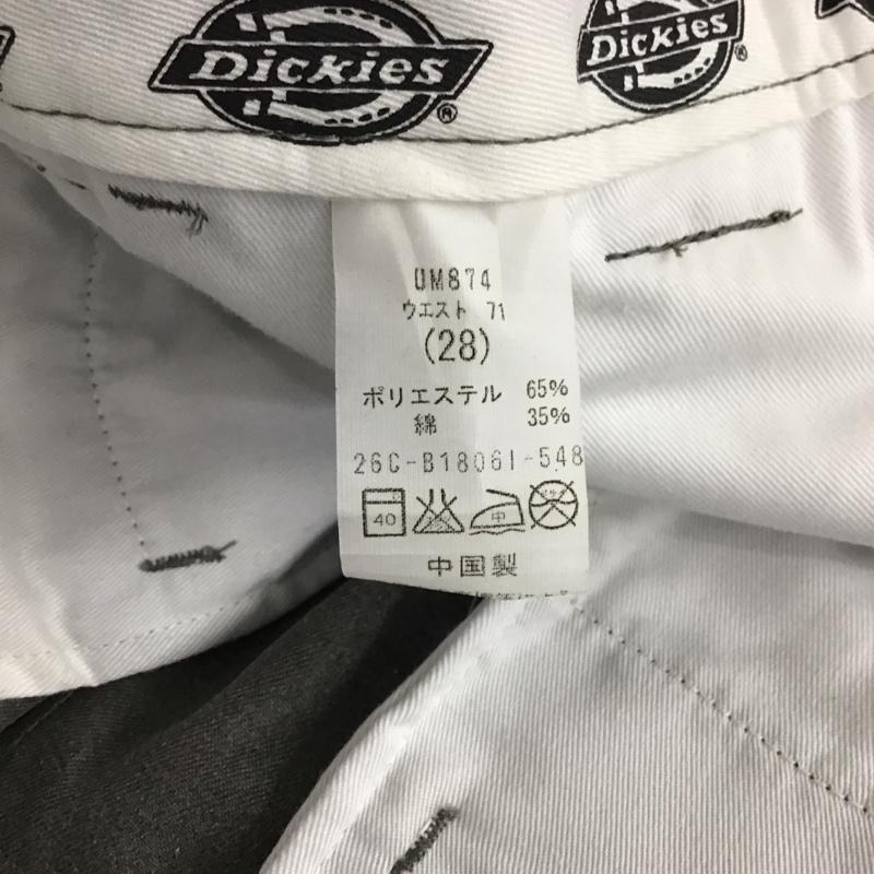 ディッキーズ Dickies パンツ ワークパンツ、ペインターパンツ ワークパンツ ワイドパンツ カジュアルパンツ 28インチ ロゴ、文字 灰 / グレー / gray メンズ USED 古着 中古 10159217