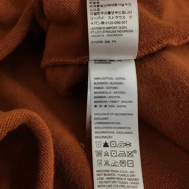 リーバイス Levi s トレーナー 長袖 M ロゴ、文字 X プリント 茶 / ブラウン / brown レディース USED 古着 中古 10159253
