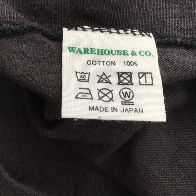 ウエアハウス WAREHOUSE Tシャツ 半袖 半袖カットソー プリントTシャツ クルーネックカットソー L 無地 ダークグレー / ダークグレー / メンズ USED 古着 中古 10159259
