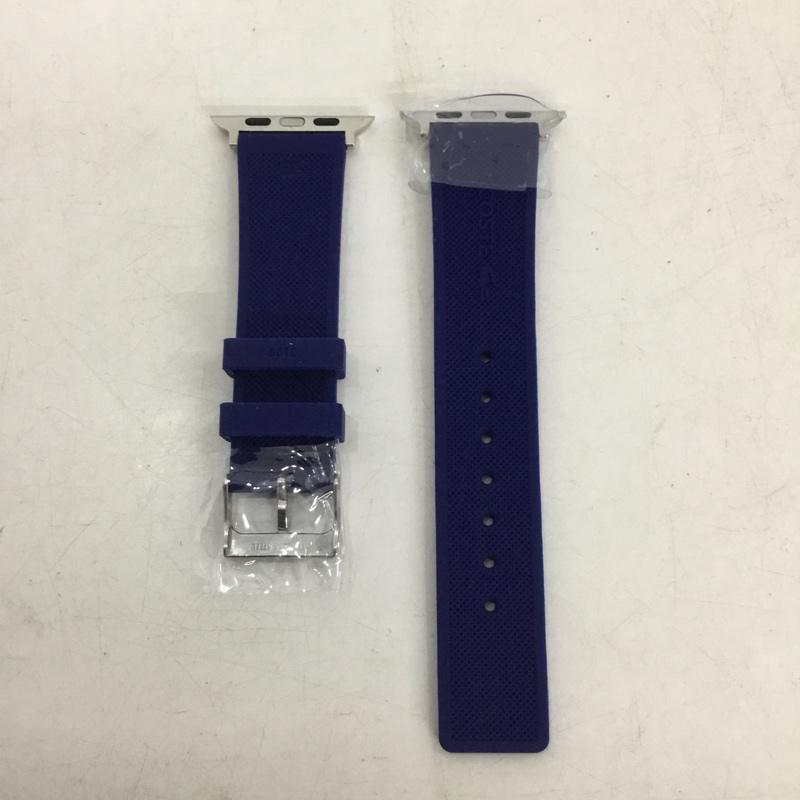 ラコステ LACOSTE ファッション小物 ファッション小物 2050017 Apple Watch用 交換ラバーバンド 42mm 44mm プリント 青 / ブルー / blue メンズ USED 古着 中古 10159335