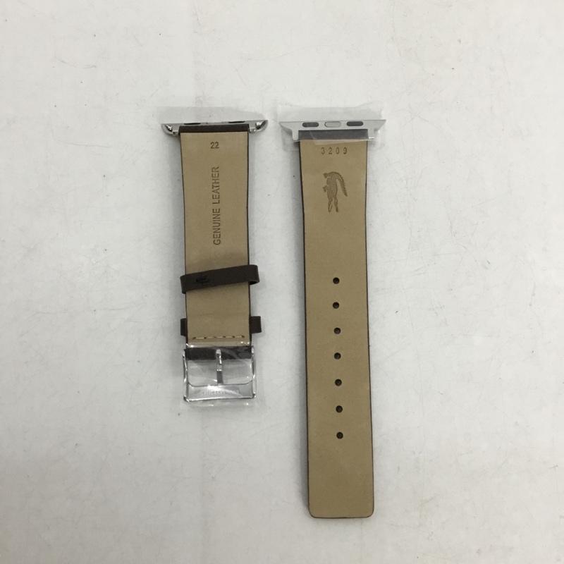ラコステ LACOSTE ファッション小物 ファッション小物 2050027 Apple Watch用 交換バンド 替えベルト 42mm 44mm 茶 / ブラウン / brown メンズ USED 古着 中古 10159342