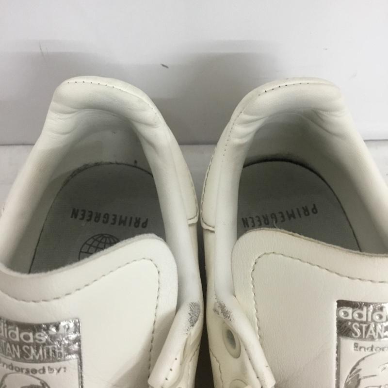 アディダス adidas スニーカー スニーカー GZ3056 STAN SMITH EDIFICE IENA 24cm 24.0cm ロゴ、文字 アイボリー / アイボリー / レディース USED 古着 中古 10159376