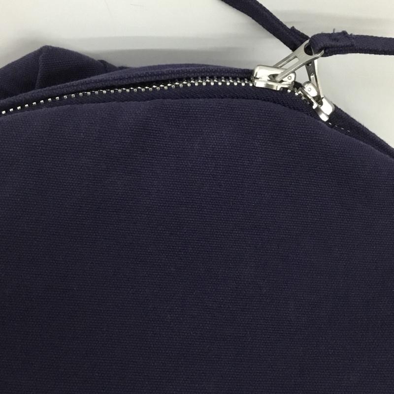 ステューシー STUSSY リュックサック、デイパック リュックサック、デイバッグ 134252 CANVAS BACKPACK コットン ロゴ、文字 紺 / ネイビー / navy メンズ USED 古着 中古 10159388