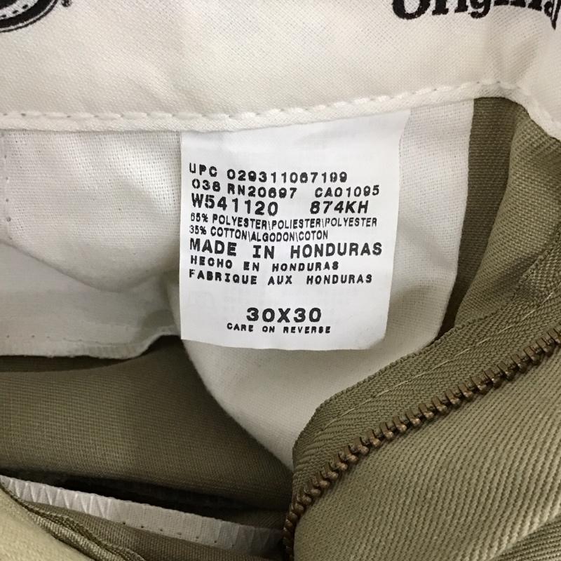ディッキーズ Dickies パンツ ワークパンツ、ペインターパンツ ワークパンツ ワイドパンツ カジュアルパンツ 30インチ 無地 ベージュ / ベージュ / beige メンズ USED 古着 中古 10159404