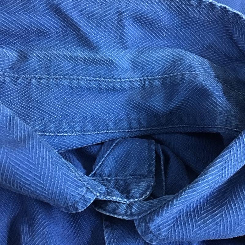 バナナリパブリック BANANA REPUBLIC シャツ、ブラウス 長袖 長袖シャツ カジュアルシャツ M 総柄 紺 / ネイビー / navy メンズ USED 古着 中古 10159414