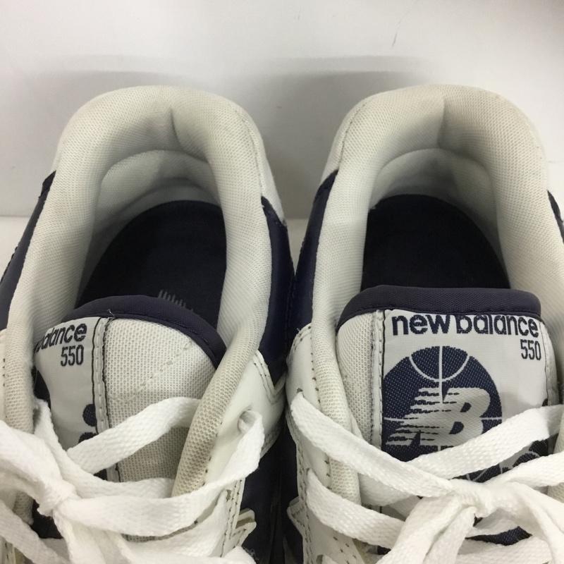 ニューバランス New Balance スニーカー スニーカー BB550WA1 US10.5 US:10.5 ロゴ、文字 白 / ホワイト / white X 灰 / グレー / gray X 紺 / ネイビー / navy メンズ USED 古着 中古 10159560
