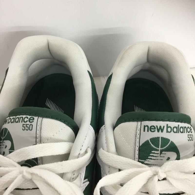 ニューバランス New Balance スニーカー スニーカー BB550WT1 28.5cm 28.5cm ロゴ、文字 白 / ホワイト / white X 灰 / グレー / gray X 緑 / グリーン / green メンズ USED 古着 中古 10159562