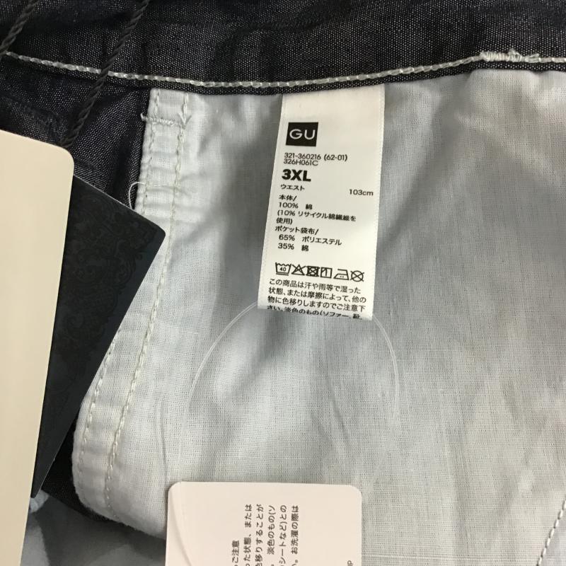 ジーユー GU パンツ ショートパンツ 321-360216 ユーティリティーショーツ 無地 青 / ブルー / blue メンズ USED 古着 中古 10159576