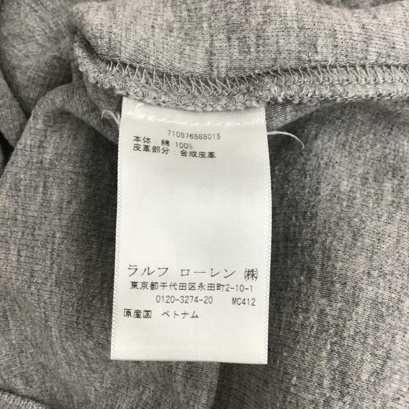 ポロラルフローレン POLO RALPH LAUREN トレーナー 長袖 長袖トレーナー スウェット Vネック プルオーバー M ロゴ、文字 灰 / グレー / gray メンズ USED 古着 中古 10159582