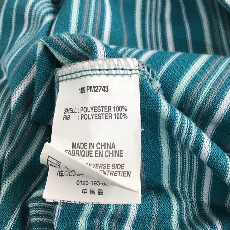 コロンビア Columbia ポロシャツ 半袖 半袖ポロシャツ カラーシャツ 半袖カットソー M ボーダー柄 マルチカラー / マルチカラー / multicolor メンズ USED 古着 中古 10159653
