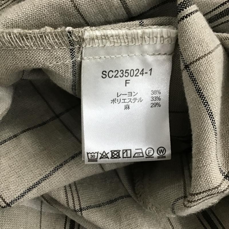 スタディオクリップ studio CLIP ワンピース ロングスカート FREE チェック マルチカラー / マルチカラー / multicolor レディース USED 古着 中古 10159728
