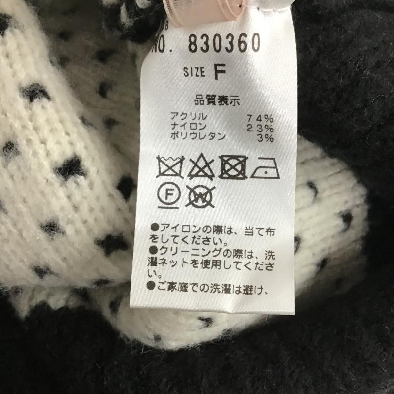 ナイスクラップ NICE CLAUP カーディガン 長袖 FREE 黒 / ブラック / black レディース USED 古着 中古 10159730