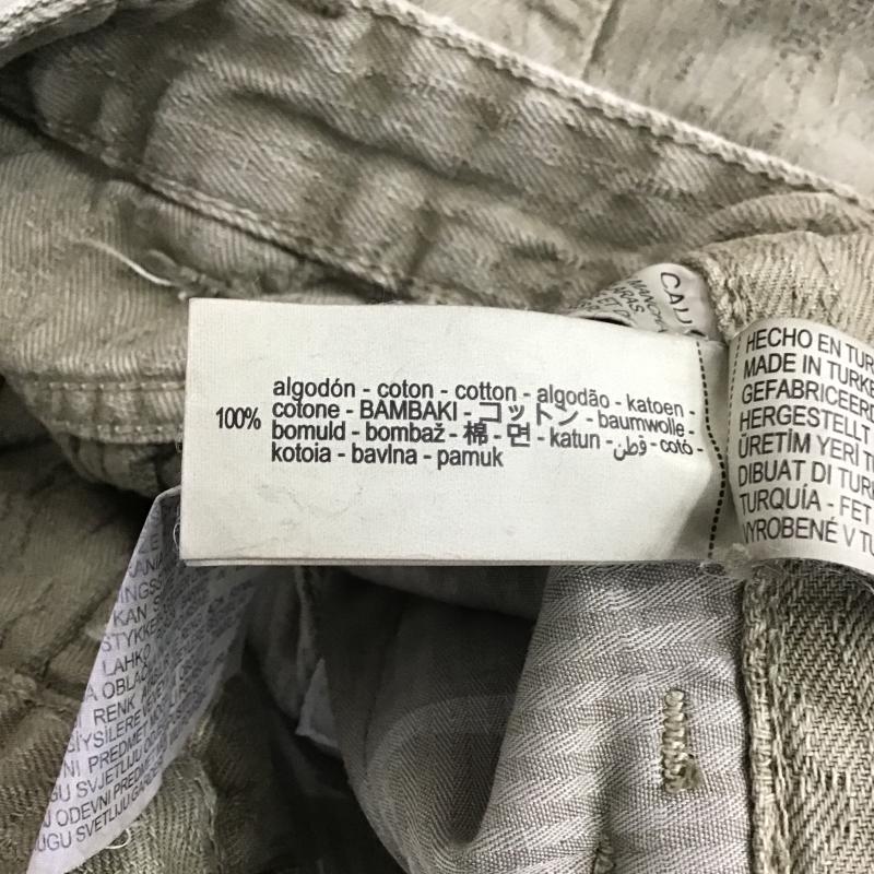 ザラ ZARA パンツ ワークパンツ、ペインターパンツ ワイドパンツ カジュアルパンツ デニムパンツ 36 カーキ / カーキ / khaki メンズ USED 古着 中古 10159758