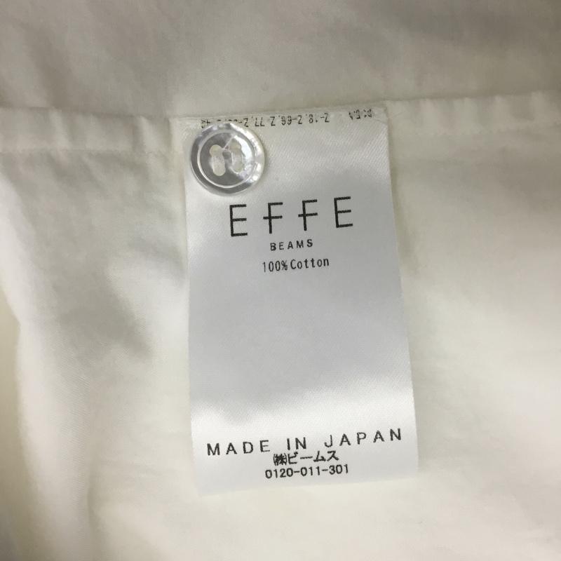 エッフェビームス EFFE BEAMS シャツ、ブラウス 長袖 無地 白 / ホワイト / white レディース USED 古着 中古 10159849