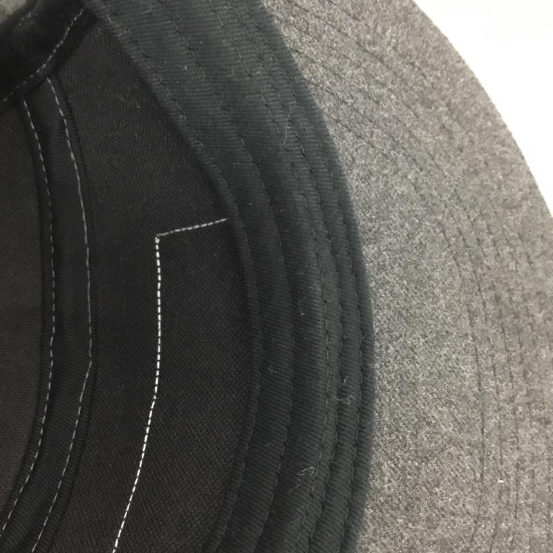 スラッシャー THRASHER 帽子 キャップ ウール混 ロゴ、文字 灰 / グレー / gray X ダークグレー / ダークグレー / メンズ USED 古着 中古 10159855