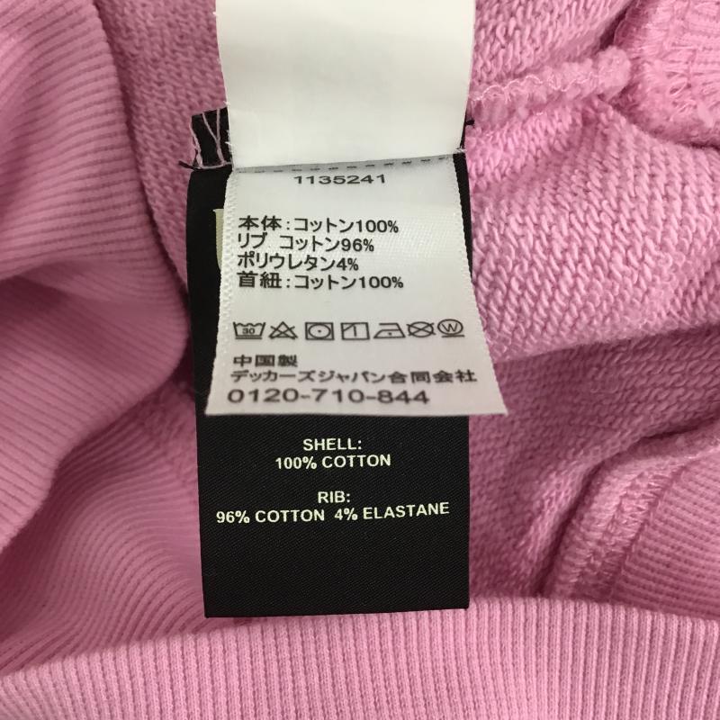アグ UGG パーカー 長袖 長袖パーカー プルオーバーパーカー スウェット S ロゴ、文字 桃 / ピンク / pink レディース USED 古着 中古 10160138