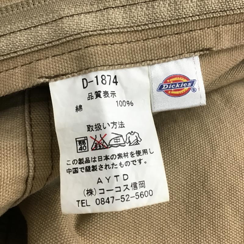 ディッキーズ Dickies サロペット・オーバーオール サロペット、オーバーオール M 無地 ベージュ / ベージュ / beige メンズ USED 古着 中古 10160176