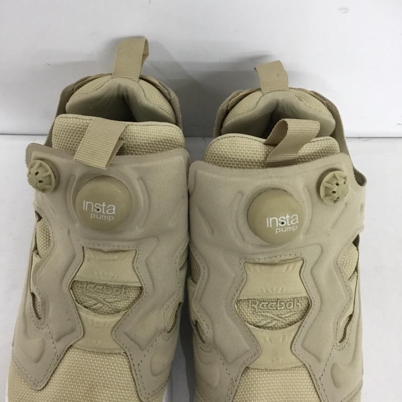 リーボック Reebok スニーカー スニーカー FZ4428 INSTAPUMP FURY Nylon Shoes 23.5cm 23.5cm ロゴ、文字 ベージュ / ベージュ / beige レディース USED 古着 中古 10160215