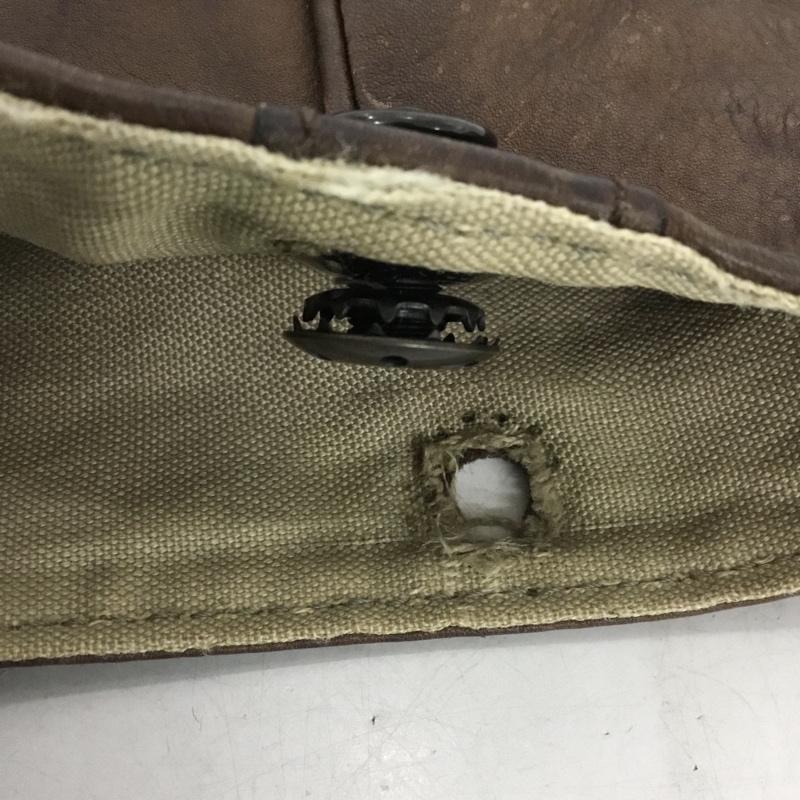 バックラッシュ BACKLASH バッグ バッグ レザー 半月型 無地 茶 / ブラウン / brown メンズ USED 古着 中古 10160244