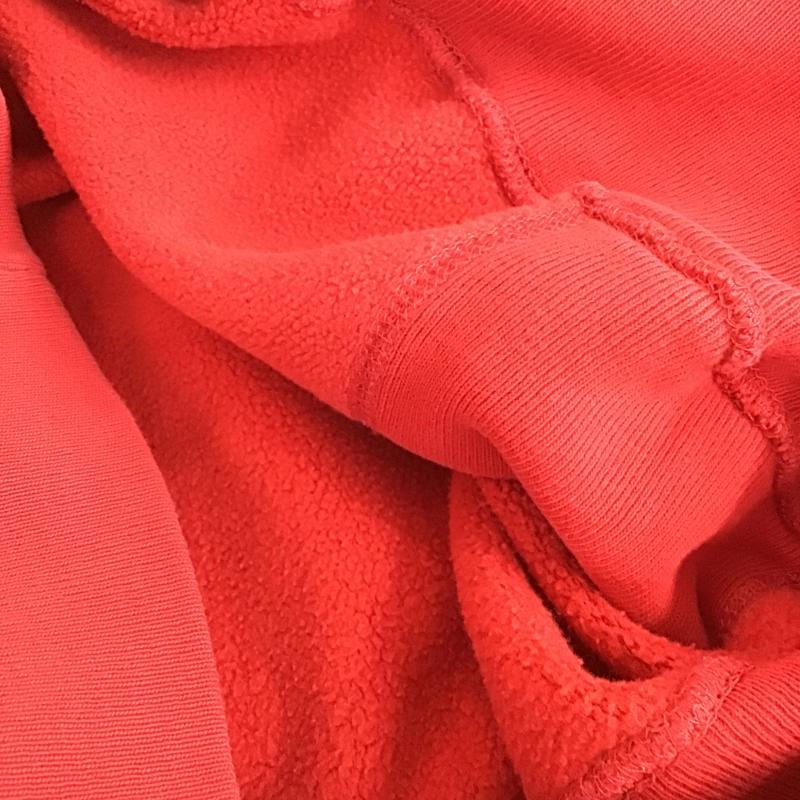 チャンピオン Champion トレーナー 長袖 長袖トレーナー スウェット クルーネック プルオーバー L ロゴ、文字 赤 / レッド / red メンズ USED 古着 中古 10160284