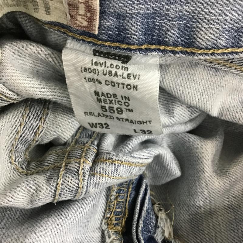 リーバイストラウスアンドコー Levi Strauss & co. パンツ デニム、ジーンズ デニムパンツ ワイドパンツ カジュアルパンツ 32インチ 無地 インディゴ / インディゴ / Indigo メンズ USED 古着 中古 10160291