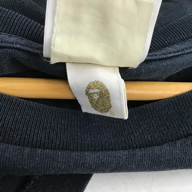 ベイプ BAPE Tシャツ 半袖 半袖カットソー プリントTシャツ クルーネックカットソー XXL プリント ダークグレー / ダークグレー / メンズ USED 古着 中古 10160330