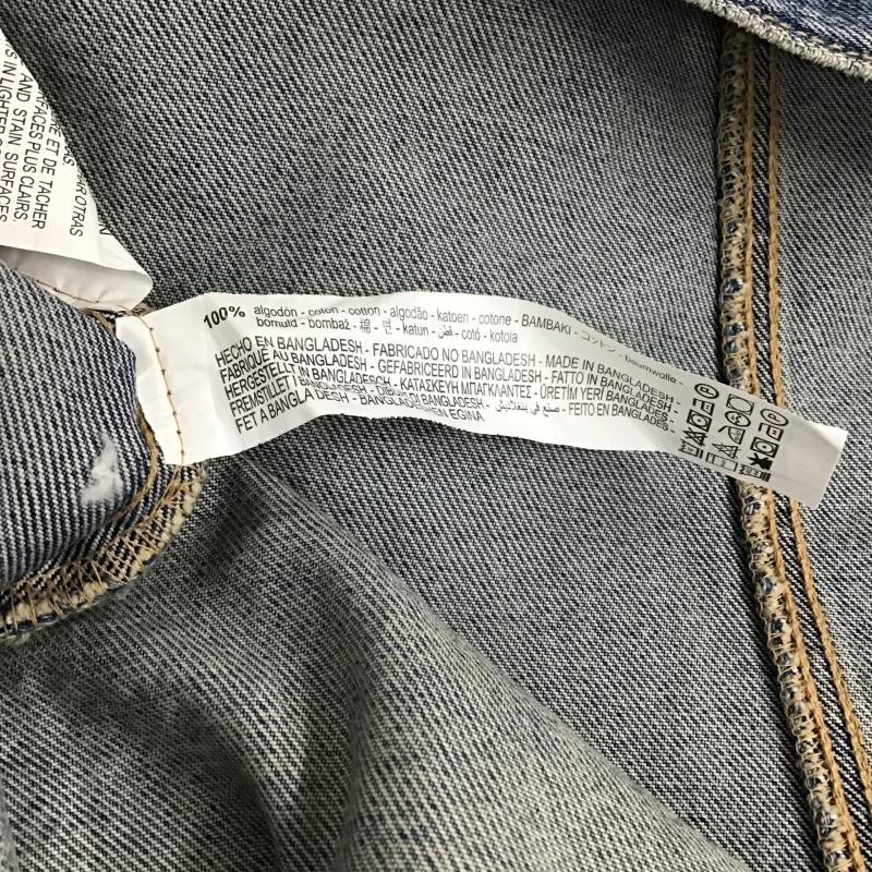 ザラ ZARA ワンピース ロングスカート デニム ロングワンピース L 無地 水色 / ライトブルー / レディース USED 古着 中古 10160346