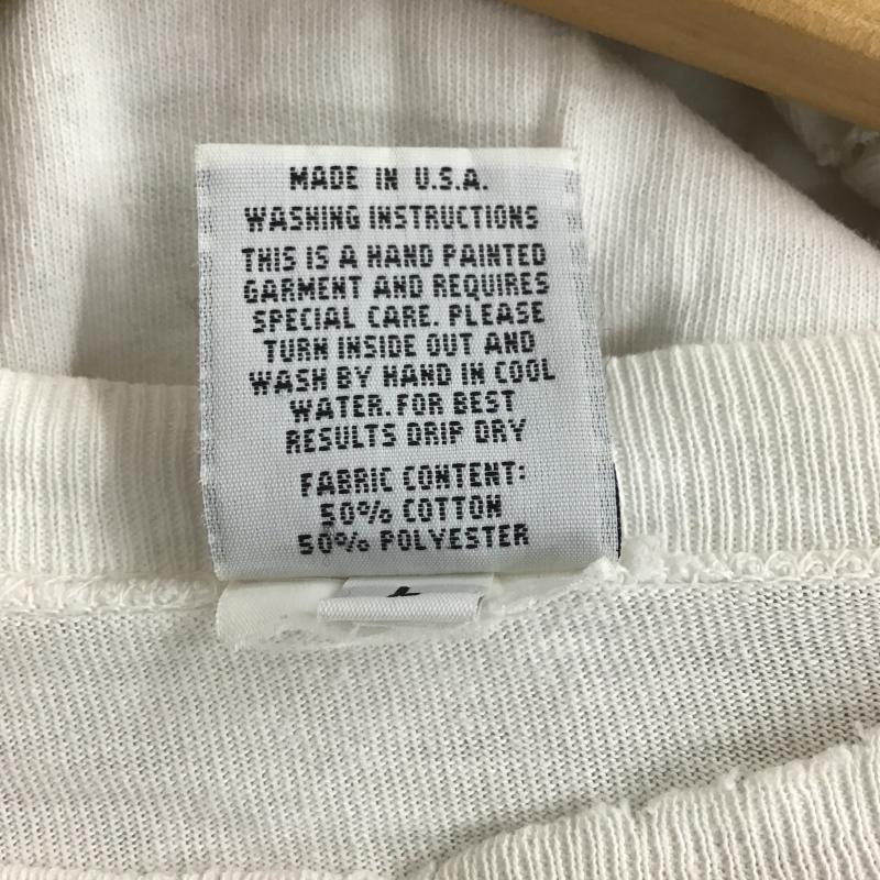 古着 USED Tシャツ 半袖 半袖カットソー プリントTシャツ クルーネックカットソー L プリント アイボリー / アイボリー / メンズ USED 古着 中古 10160356