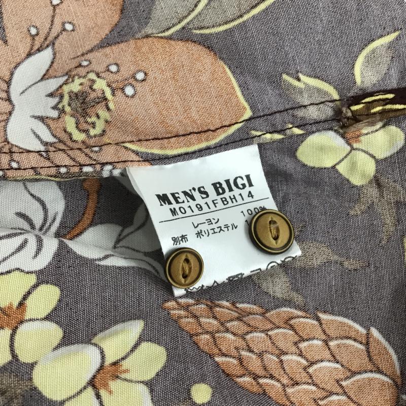 メンズビギ MEN S BIGI シャツ、ブラウス 半袖 半袖シャツ プリントシャツ ポケットシャツ M プリント マルチカラー / マルチカラー / multicolor メンズ USED 古着 中古 10160408