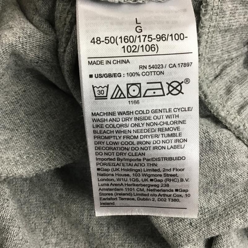 ギャップ GAP パーカー 長袖 L 無地 灰 / グレー / gray レディース USED 古着 中古 10160438