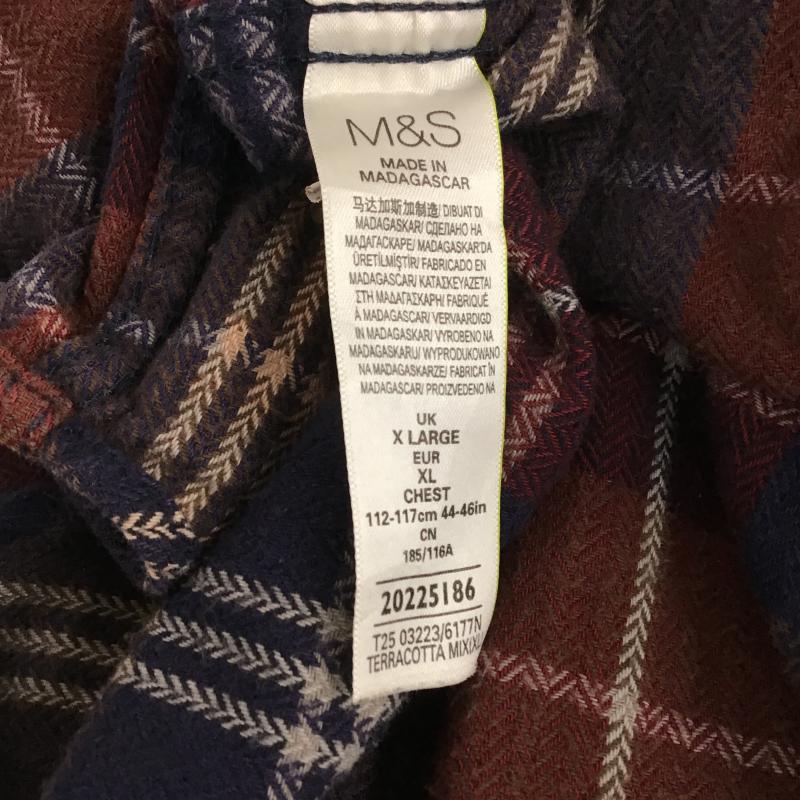 古着 USED シャツ、ブラウス 長袖 長袖シャツ チェックシャツ カラーシャツ XL チェック マルチカラー / マルチカラー / multicolor メンズ USED 古着 中古 10160468