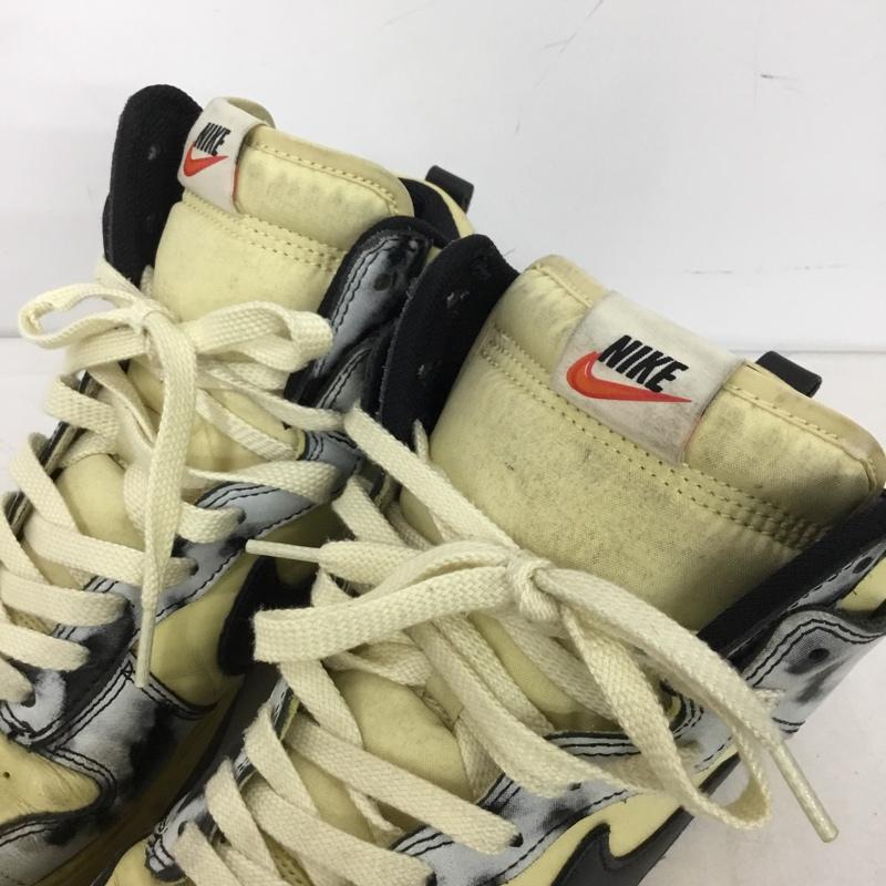 ナイキ NIKE スニーカー スニーカー DD9404-700 DUNK HI 1985 SP 27.5cm 箱有 27.5cm ロゴ、文字 黒 / ブラック / black X 灰 / グレー / gray X 黄 / イエロー / yellow メンズ USED 古着 中古 10160481