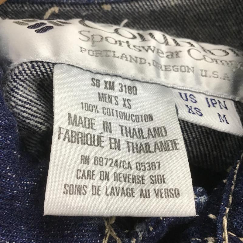 コロンビア Columbia ジャケット、上着 ジャンパー、ブルゾン M ロゴ、文字 インディゴ / インディゴ / Indigo メンズ USED 古着 中古 10160519