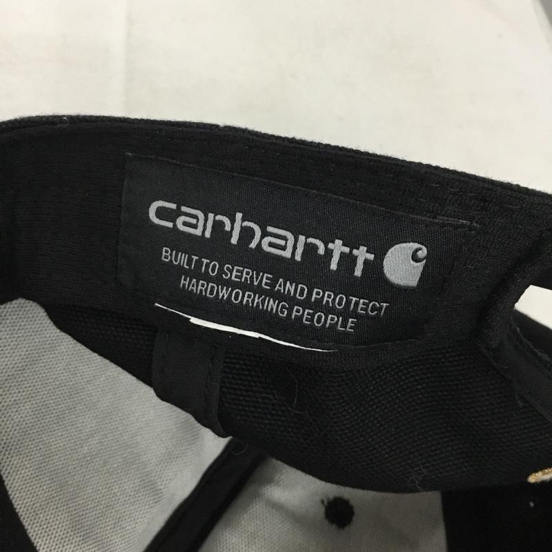 カーハート Carhartt 帽子 キャップ ロゴ、文字 黒 / ブラック / black メンズ USED 古着 中古 10160562