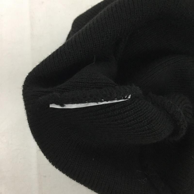 カーハート Carhartt 帽子 ニット帽 ビーニー スクエアロゴ ロゴ、文字 黒 / ブラック / black メンズ USED 古着 中古 10160575