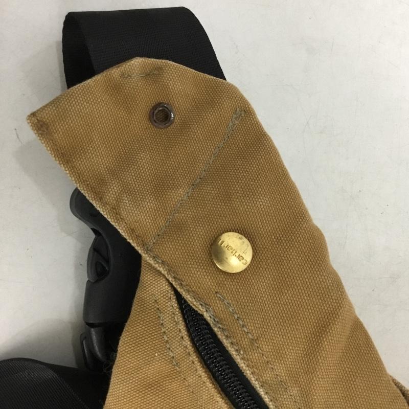 カーハート Carhartt ウエストバッグ ウエストバッグ リメイクバッグ ロゴ、文字 キャメル / キャメル / メンズ USED 古着 中古 10160583